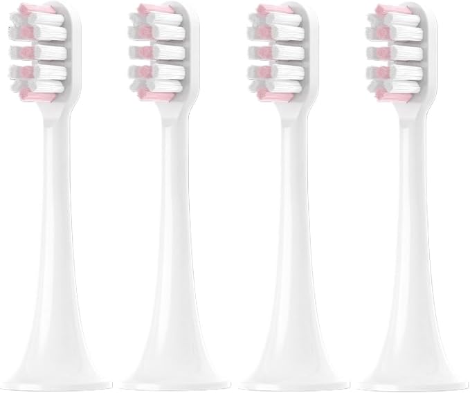 4 Pcs White Pink