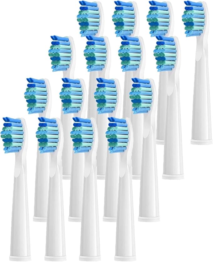 16pcs White