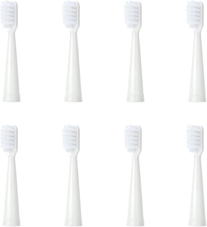 8pcs White