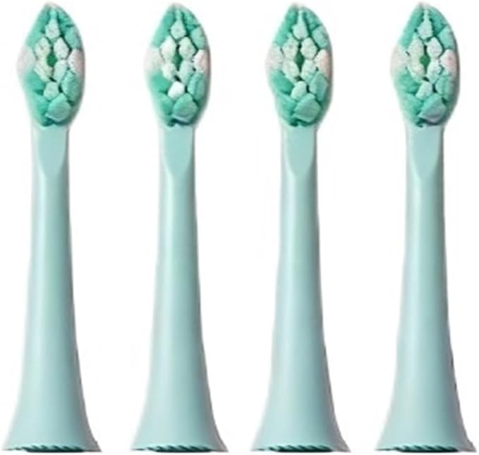 Green 4 Brush Heads