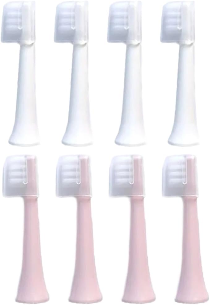 4 White and 4 Pink