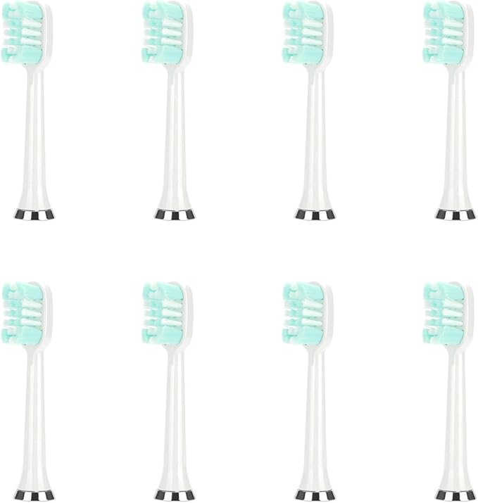 8pcs White