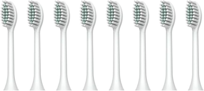 White Brush Head 8pcs