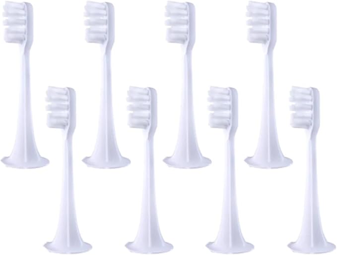 8pcs White