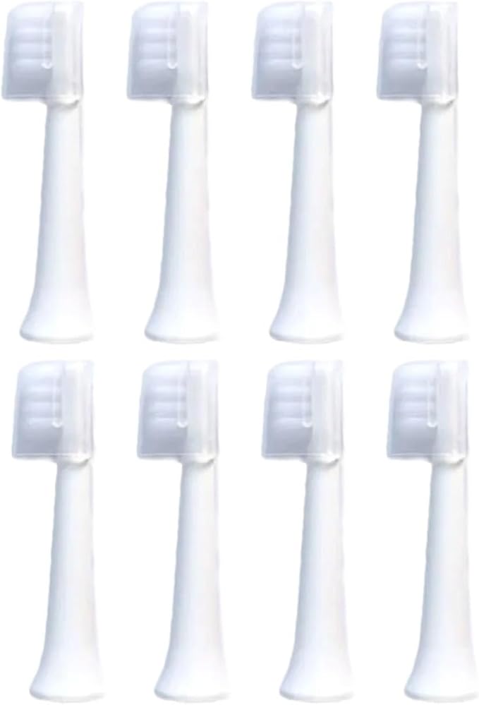 8 Pcs White