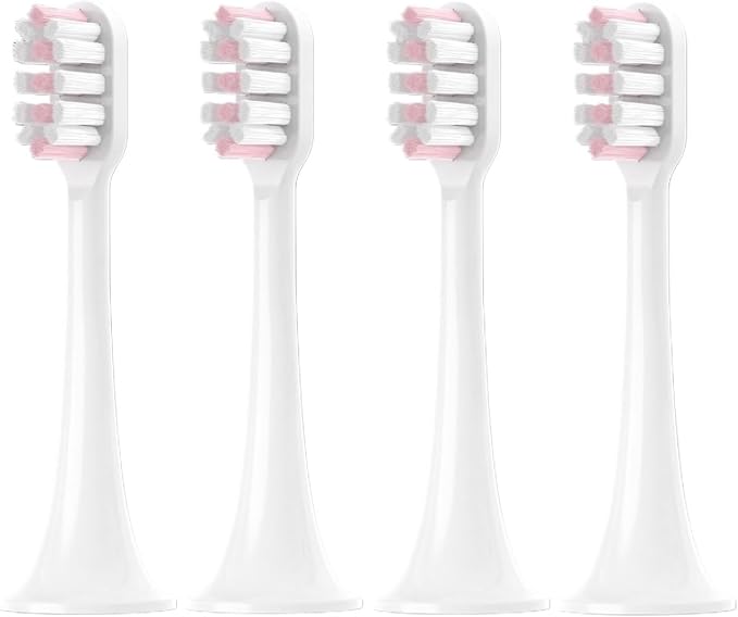 4 Pcs White Pink