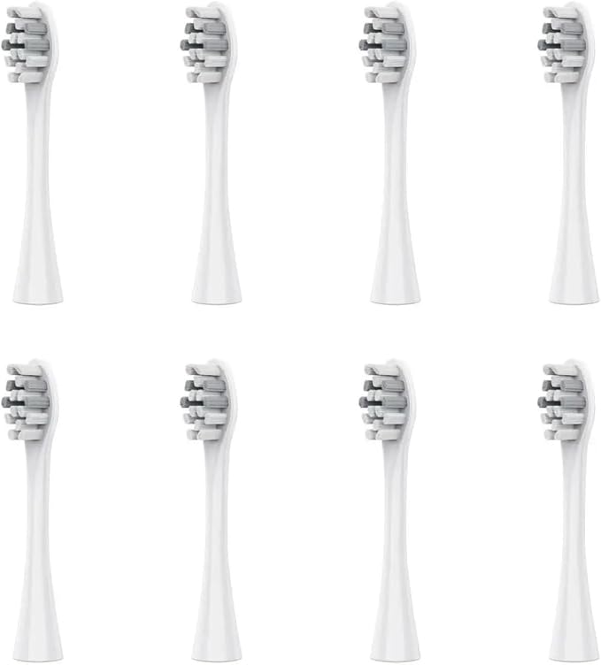 8pcs White