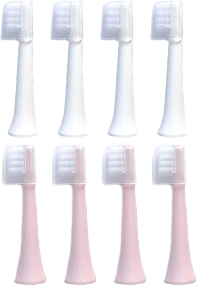 4 White and 4 Pink