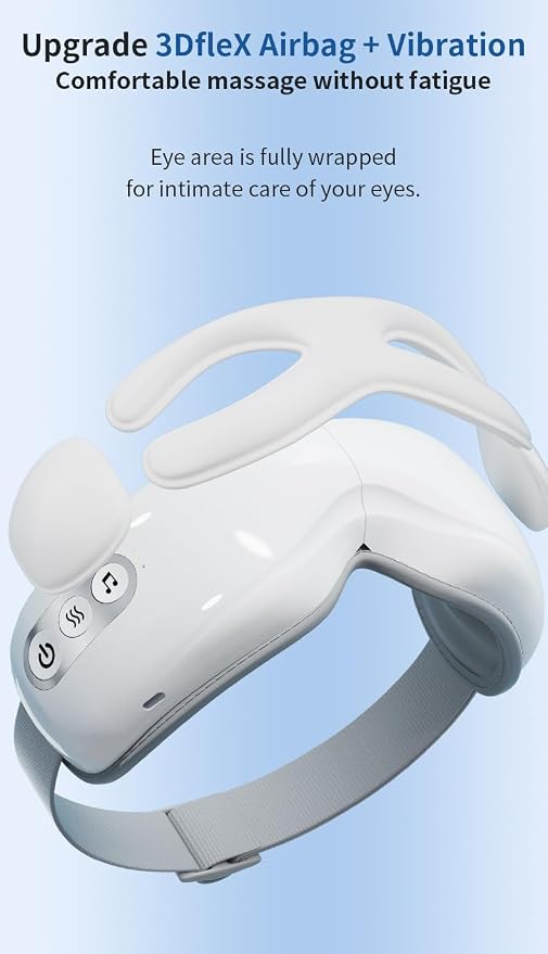 White Single-layer Airbag Eye Massager