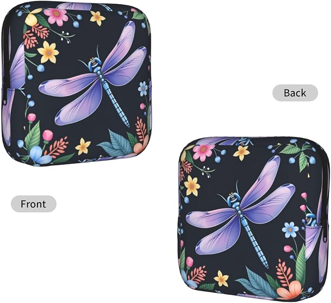 Vibrant Dragonfly Floral