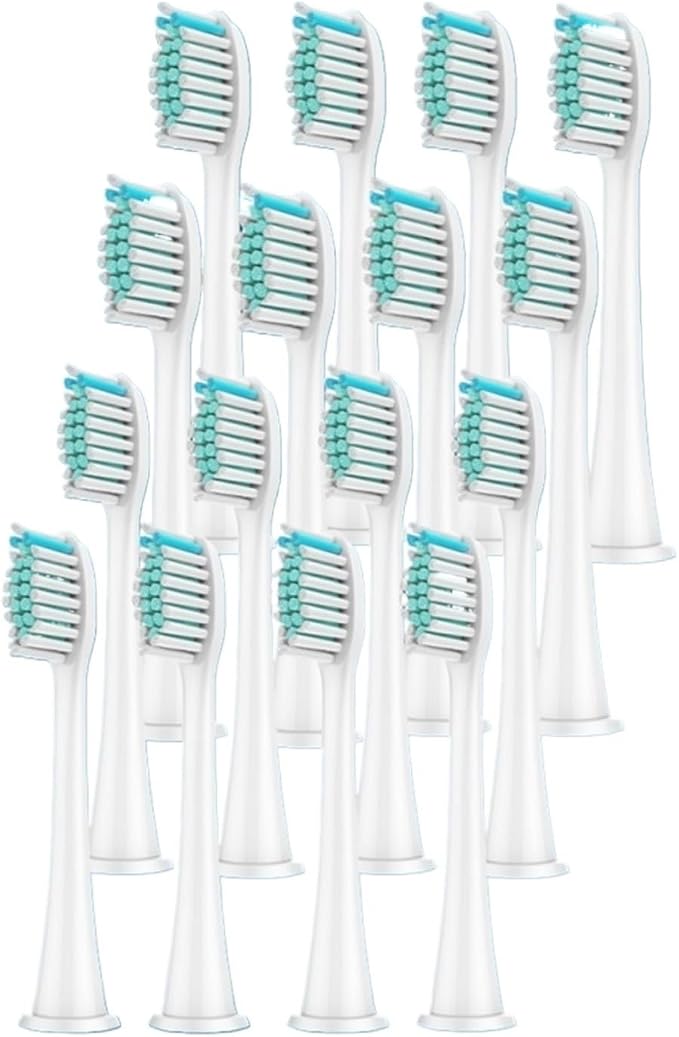 16pcs White