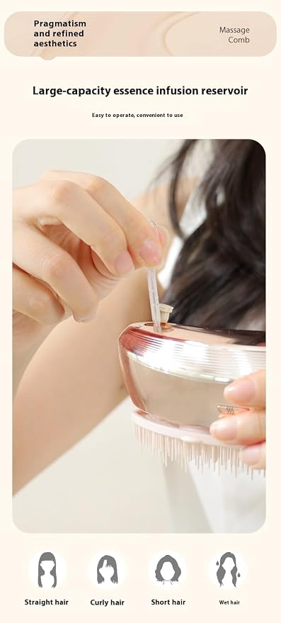 Manual Spray Hair Care Brush