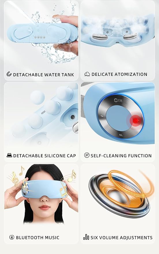 Blue Vibration Eye Massager