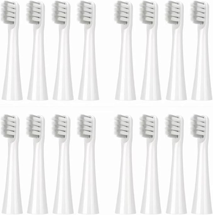 16pcs White