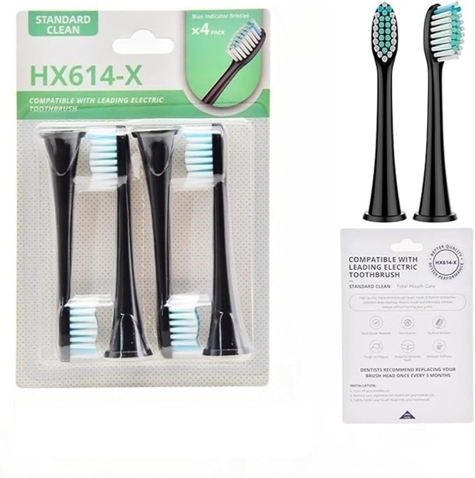 4pcs 614-x Black
