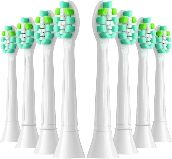 8pcs Green-white