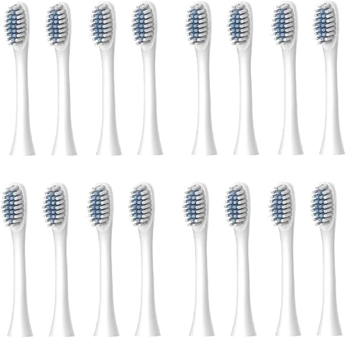 16pcs White