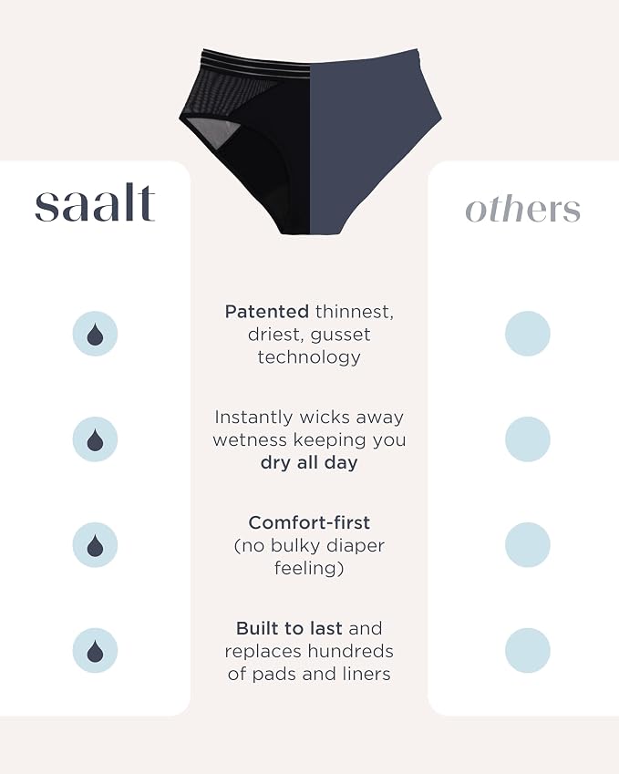 Volcanic Black - Heavy Absorbency