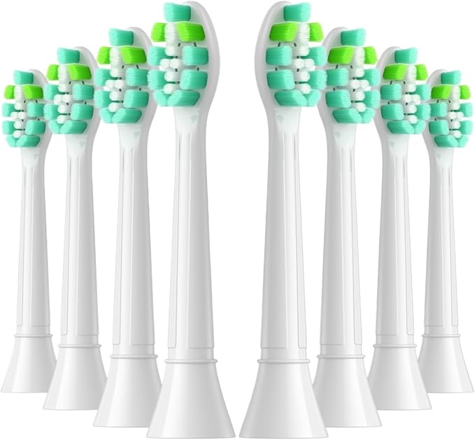 8pcs Green-white
