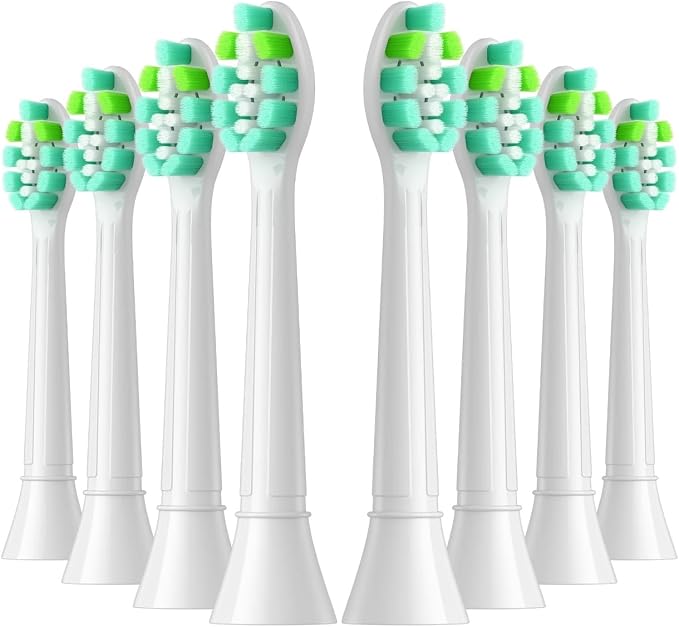 8pcs Green-white