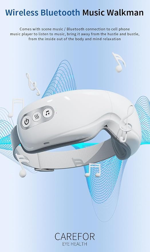 White Double-layer Airbag Eye Massager
