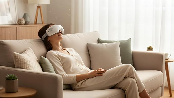 White Double-layer Airbag Eye Massager