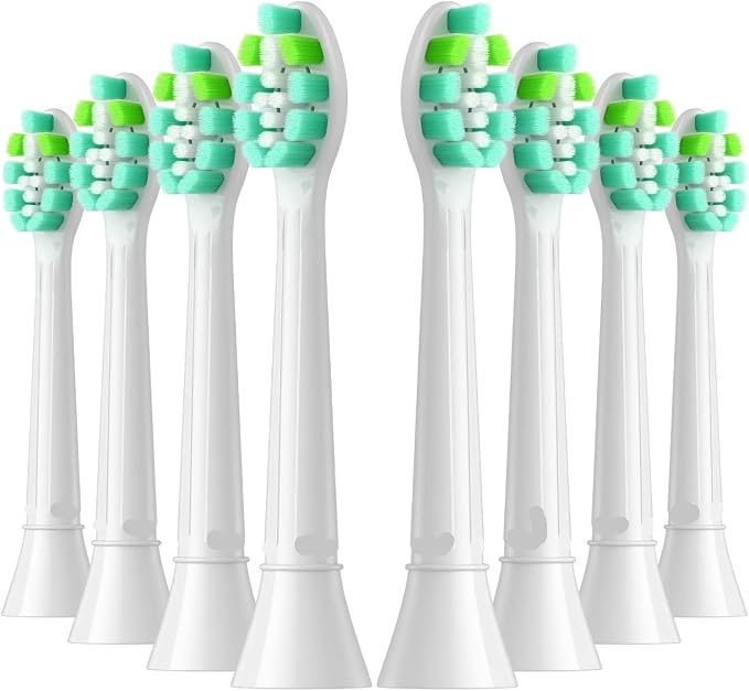 8pcs Green-white