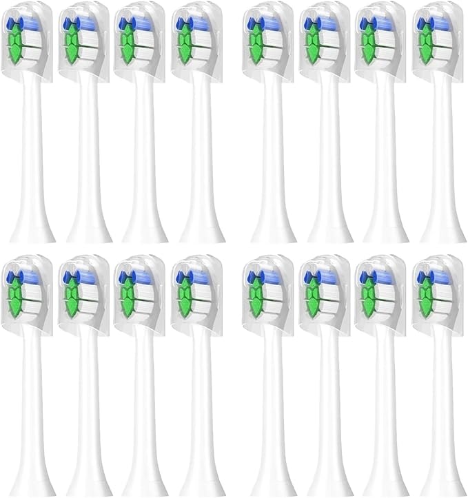 16pcs White