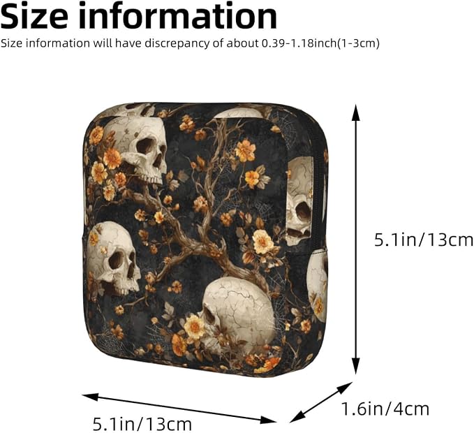 Gothic Skull Floral