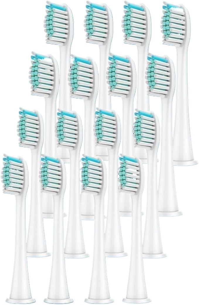 16pcs White