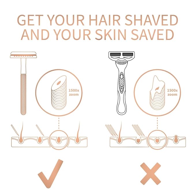 Rose Gold Razor