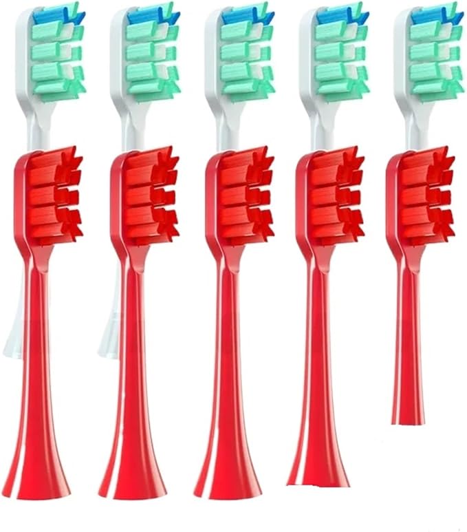 10pcs White Red