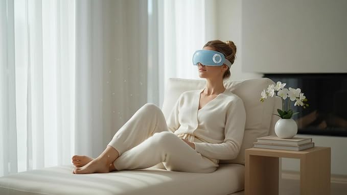 Blue Vibration Eye Massager