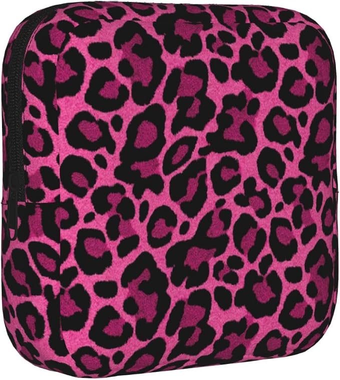 Pink Leopard Print Black