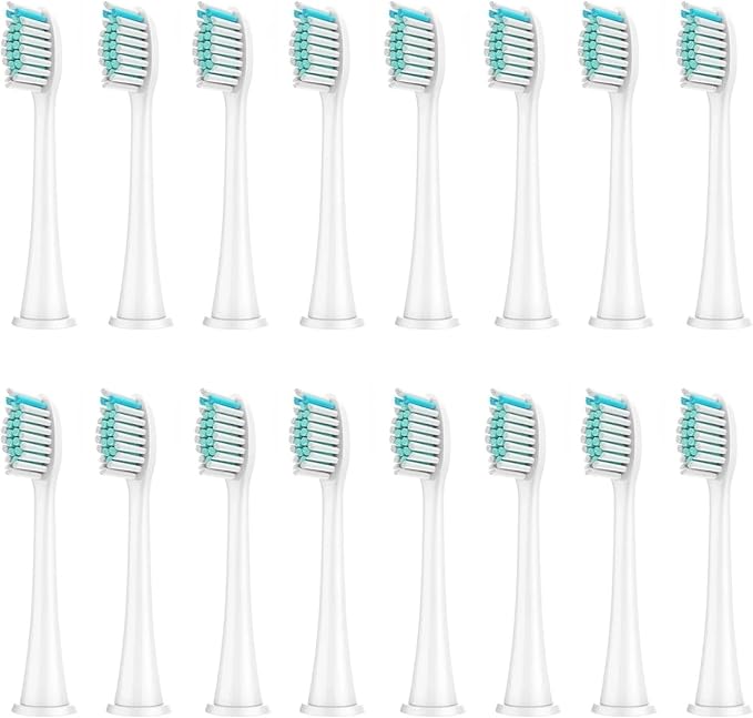 16pcs White
