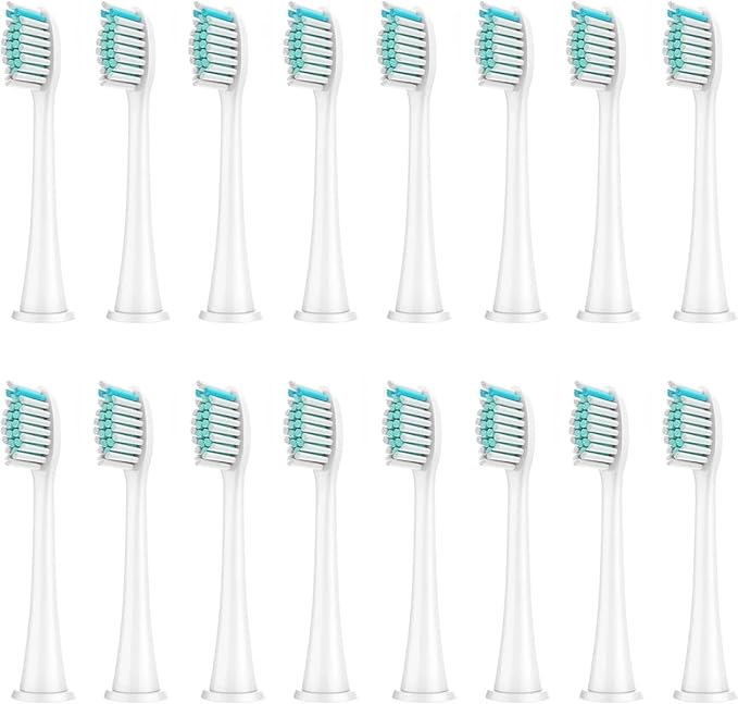 16pcs White