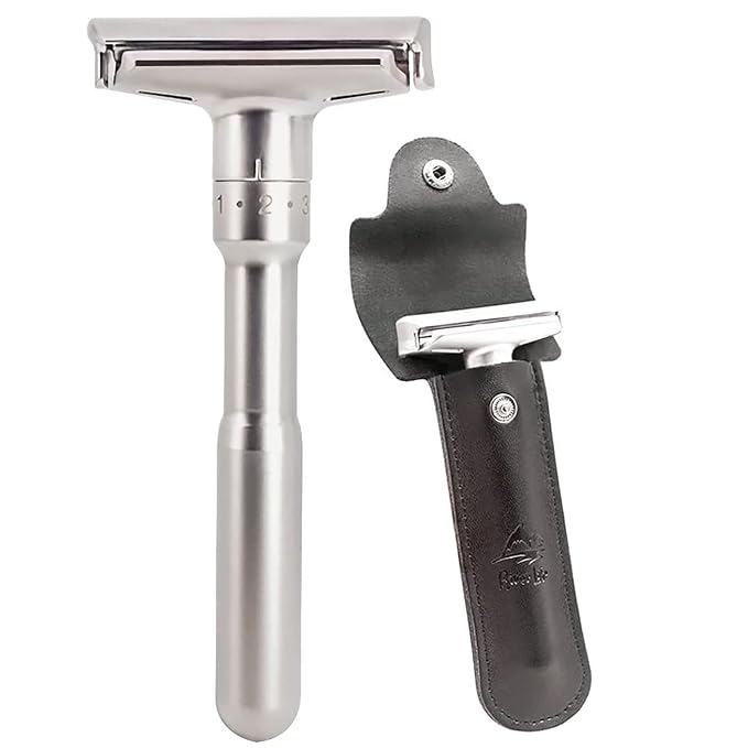 Razor with Protective Case,Black
