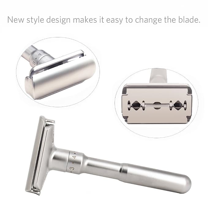 Razor with Protective Case and Stand