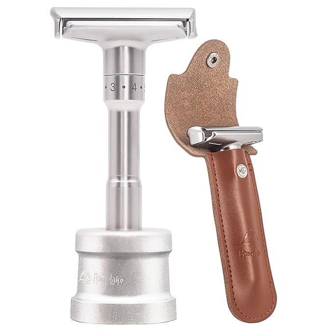 Razor with Protective Case and Stand