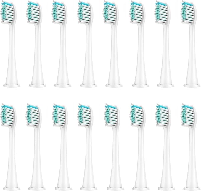 16pcs White