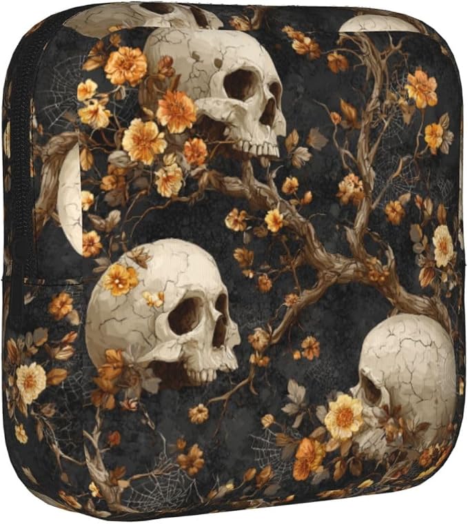 Gothic Skull Floral