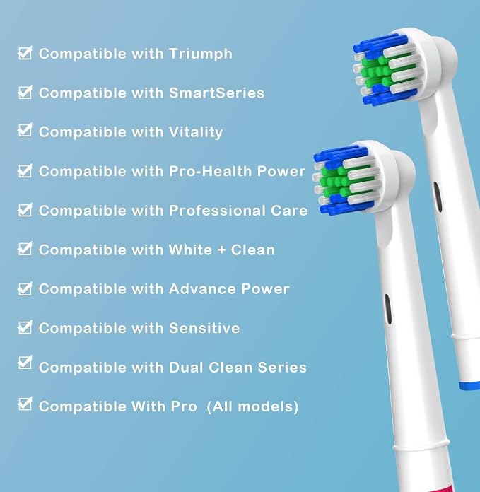 16 Pack Compatible With Oral B