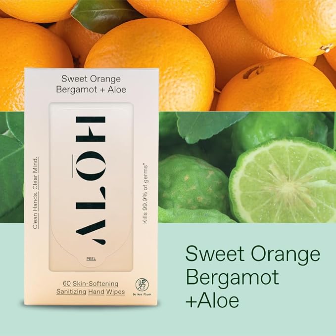 Sweet Orange Bergamot 6 pack 20ct Wipes (120 wipes)