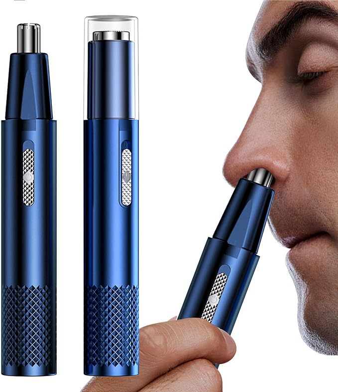Blue Nose Hair Device + Razor