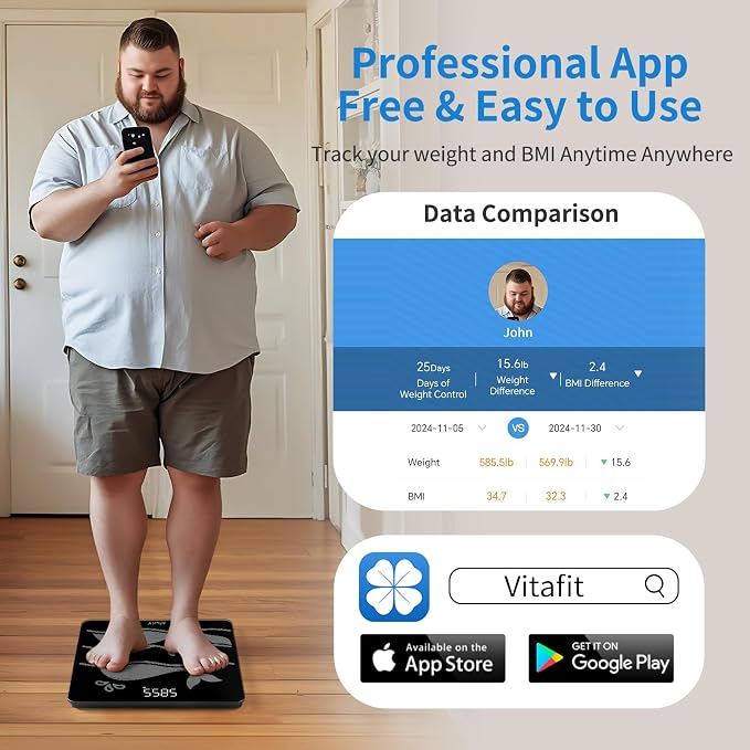 Smart Scale Black 600lb
