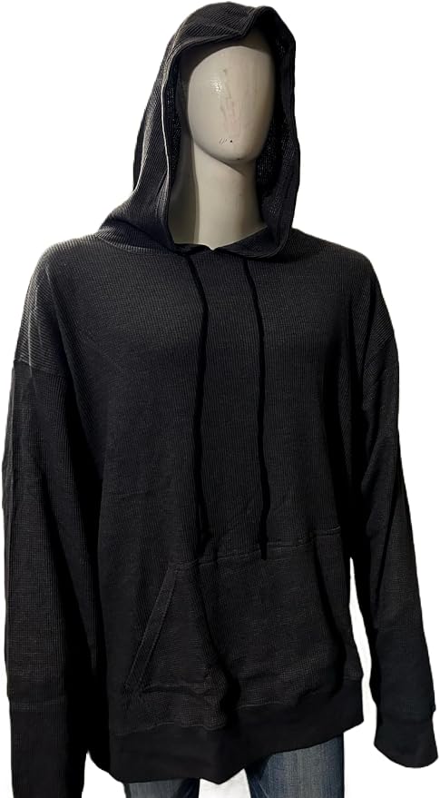 Black Thermal Hoodie