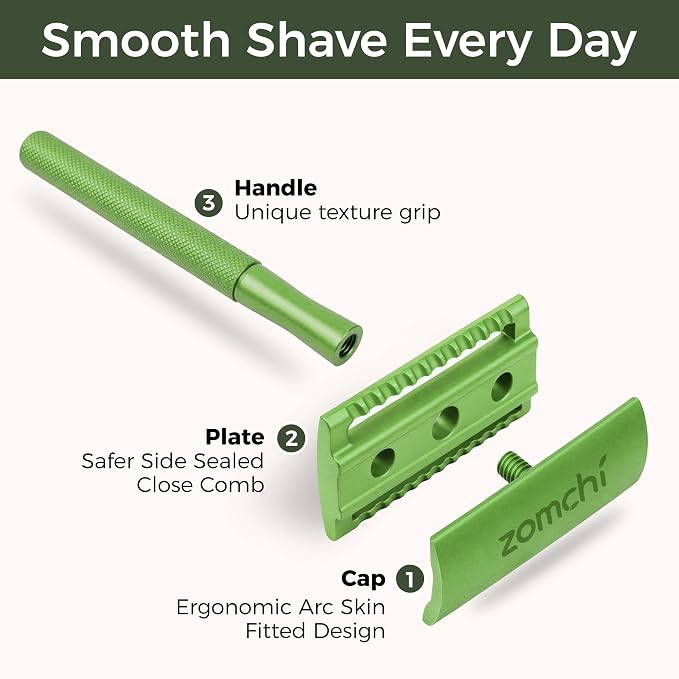 Fern Green Razor with Stand