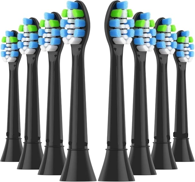 8pcs Blue-black