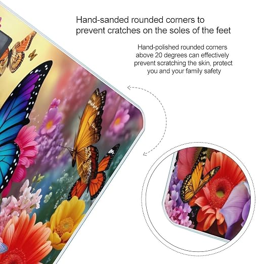 Colorful Flowers And Butterflies