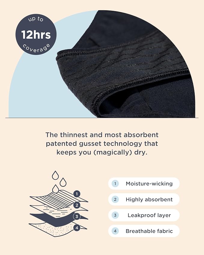 Volcanic Black - Heavy Absorbency